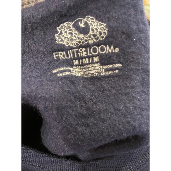 Fruit of the Loom Navy Crewneck Sweatshirt Sz M - Picture 4 of 8